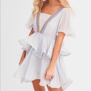Pitusa Artic Ice Tallulah Short Dress Coverup